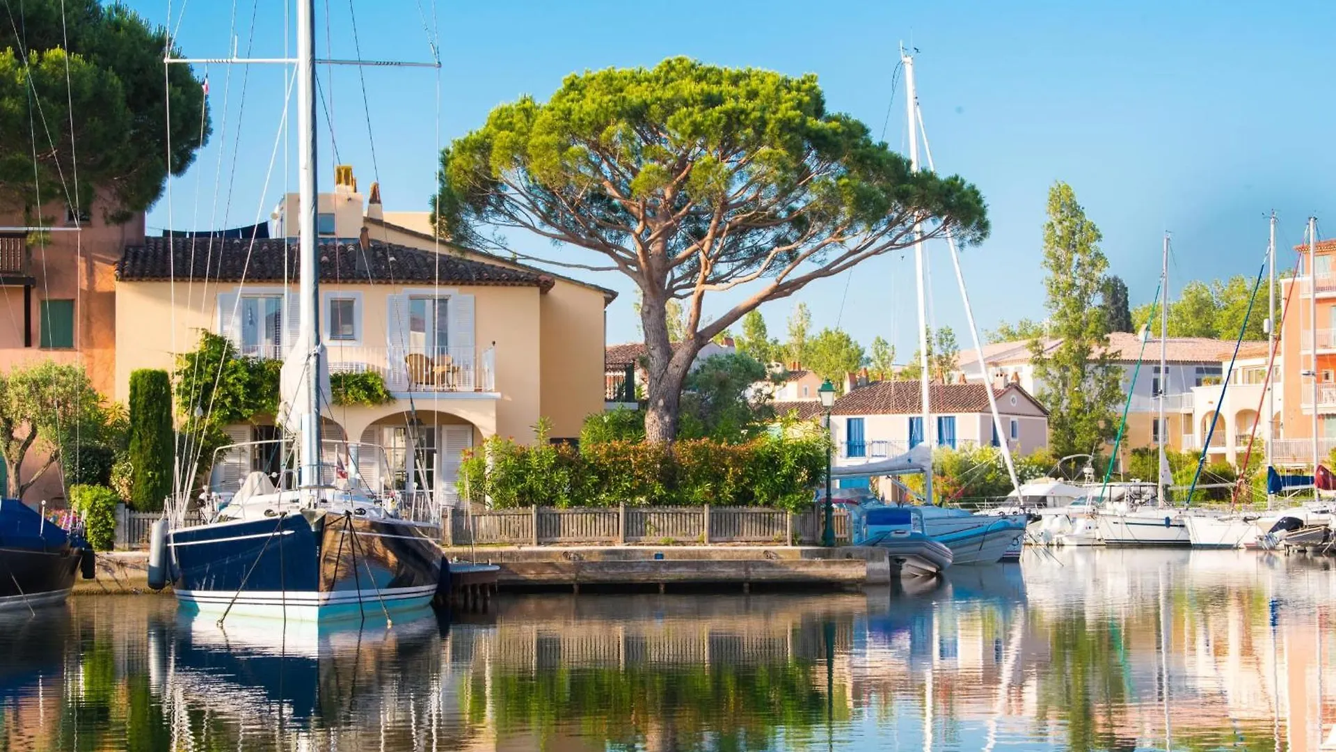 3-Room Apartment Renovated In Port Grimaud South - Ac - Mooring